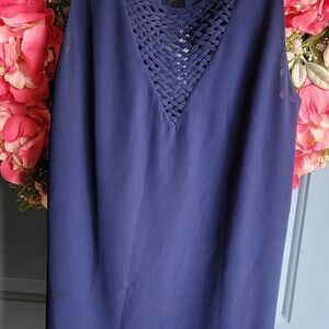 Naked Zebra Navy Blue Blouse